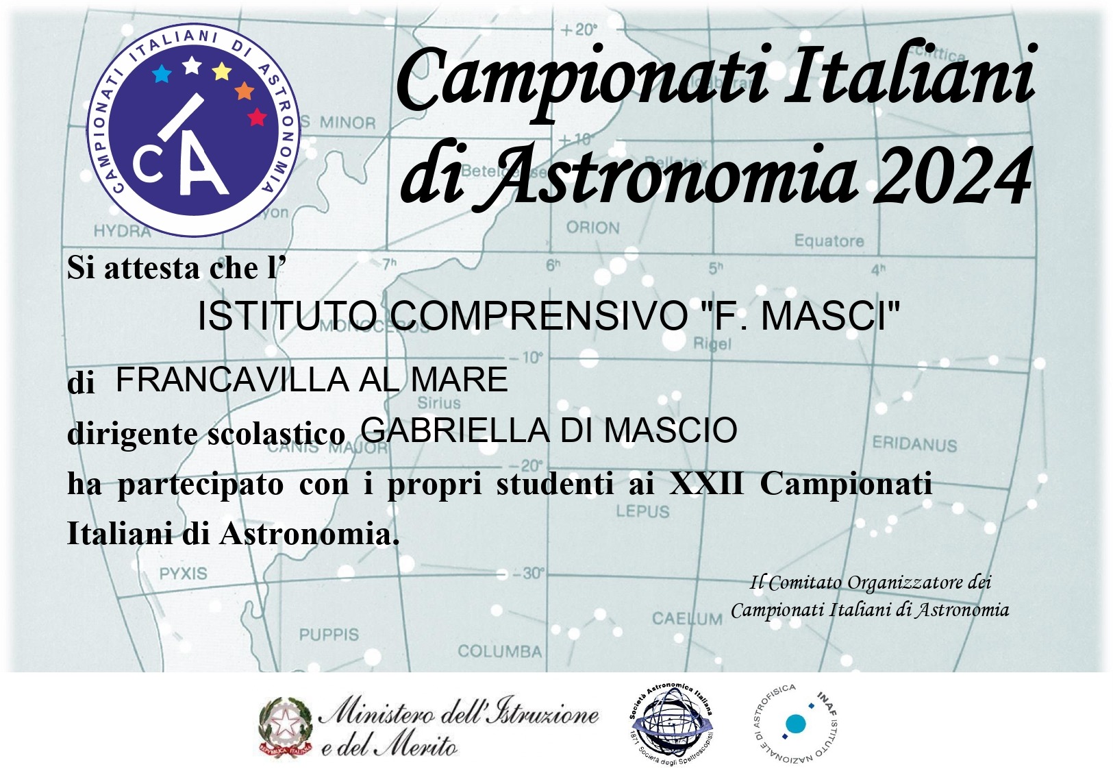 Campionati Italiani di Astronomia 2024