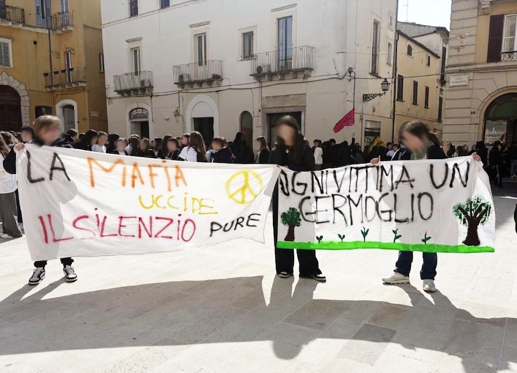 Marcia provinciale contro le mafie organizzata dall’associazione Libera