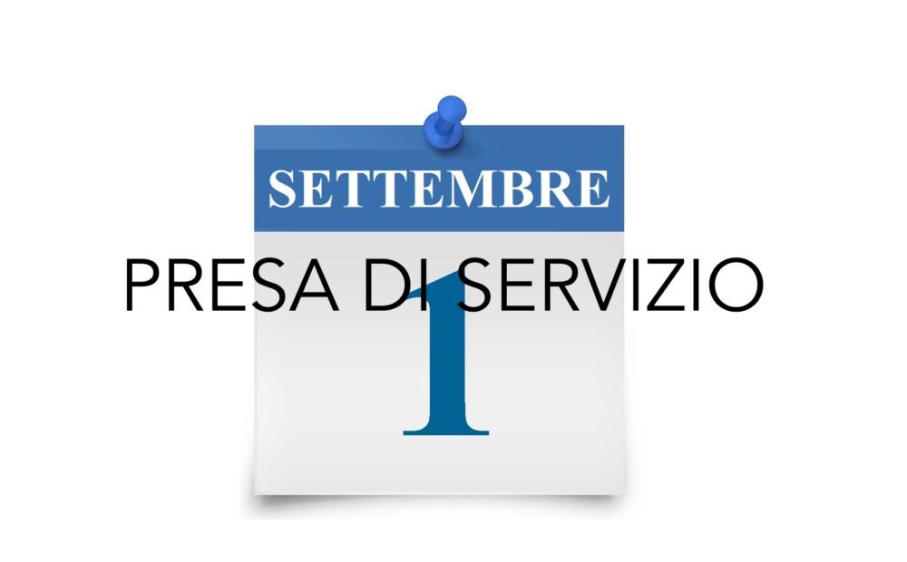 Assunzioni in servizio 01-09-2025